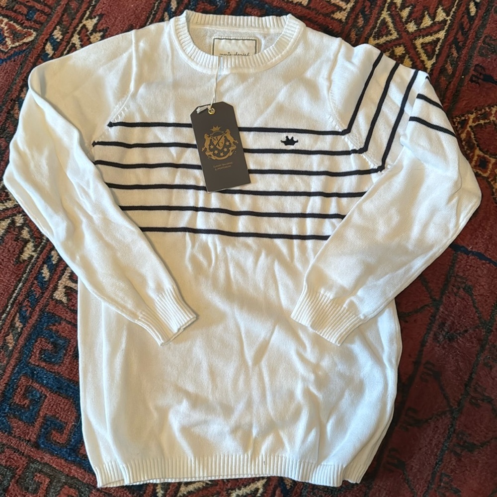 Marie Chantal 100% cotton sweater Size 10Y. New with Tags.
